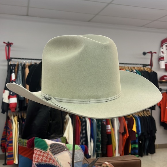 Vintage Resistol Beaver Felt Silver Belly Cowboy Hat - Picture 2 of 10